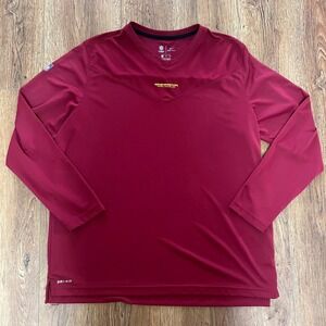 Nike Burgundy Washington Football Team Sideline Coaches Performance T-Shirt XXL